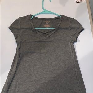Gray T-shirt dress